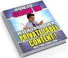 Thumbnail How To Cash In With Your Own Private Label Content Make Money With PLR - *w/Resell Rights* Thumbnail How To Cash In With Your Own Private Label Content Make Money With PLR - *w/Resell Rights*