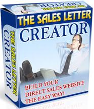 Thumbnail The Sales Letter Creator  Build Your Direct Sales Website The Easy Way - *w/Resell Rights*