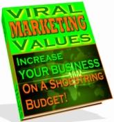 Thumbnail Viral Marketing Values  Increase Your Business On A Shoestring Budget - *w/Resell Rights*
