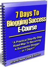 Product picture 7 Days To Blogging Success E-Course  Step-By-Step Road-Map To Becoming A Successful Blogger In 7 Days