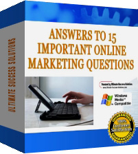 Product picture Answers To 15 Important Online Marketing Questions - *w/Resell Rights*