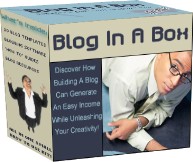 Product picture Blog In A Box  Discover How Building A Blog Can Generate An Easy Income