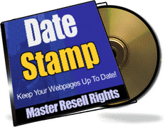 Product picture Date Stamp  Keep Your Webpages Up To Date - *w/Resell Rights*