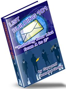 Product picture List Building 101  Building Your List From A To Z - *w/Resell Rights*