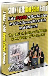 Product picture $100K/Year Book Seller Manual  Make $100,000 Or More Each Year As A Used Book Dealer - *w/Resell Rights*